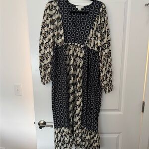 Worn once women’s long patterned dress